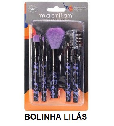 Kit com 5 Pincéis para Maquiagem KP5-35 - Macrilan