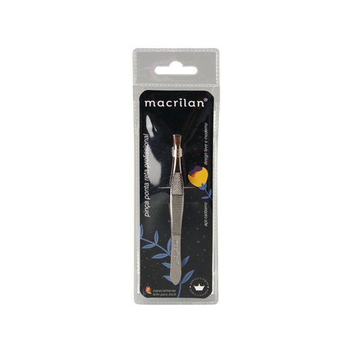 Pinça PI-2 Profissional com Ponta Reta - Macrilan