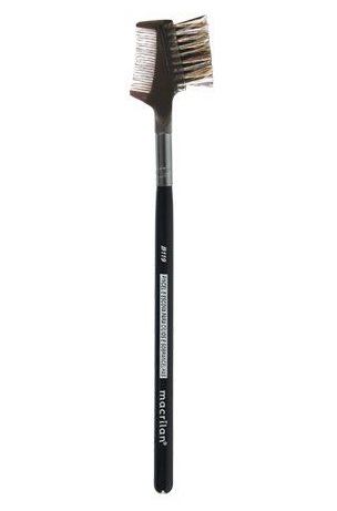Pincel B119 Profissional Pente e Escova para Cílios e Sobrancelhas - Macrilan