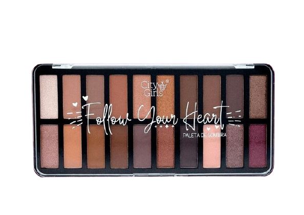 Paleta de Sombra 20 Cores Follow Your Heart A - City Girls
