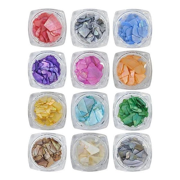 Pedras Madrepérola para Encapsulamento (Cores Variadas)