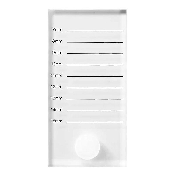 Placa Acrílica Suporte para Cílios