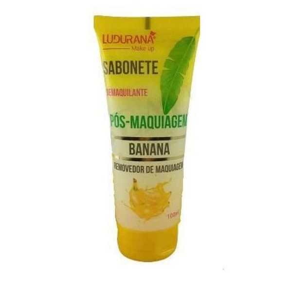 Sabonete Demaquilante Pós-Maquiagem Banana - Ludurana