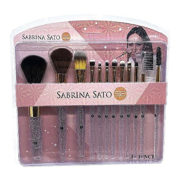 Kit 12 Pincéis  - Sabrina Sato