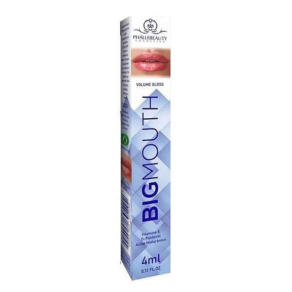 Gloss Labial Big Mouth Rosa - PhálleBeauty