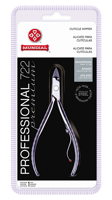 Alicate para Cutículas 722 Inox - Mundial