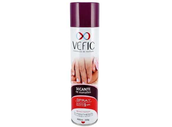 Secante de Esmaltes Spray 400ml - Vefic