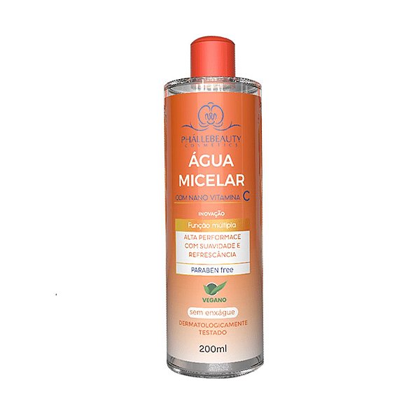 Água Micelar com Nano Vitamica C - PhálleBeauty
