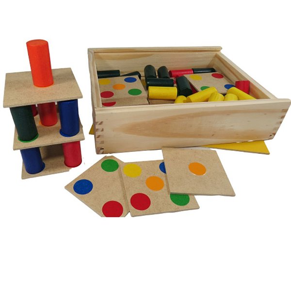 Torre de Equilíbrio - Brinquedo de Equilíbrio Jogo Educativo Montessori -  Brinquedos Educativos e Pedagógicos - Gemini Jogos Criativos