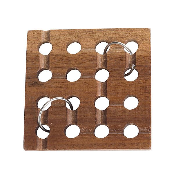 Quebra Cabeça De Madeira Puzzle Kit 6 Enigmas Desafio