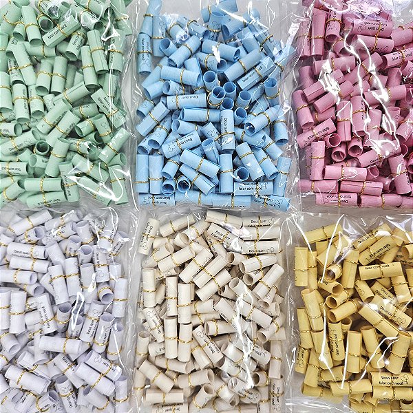 Cristão Refil Rolinhos Bençãos Mensagens Bíblicas - Versículos e Frases Cristãs