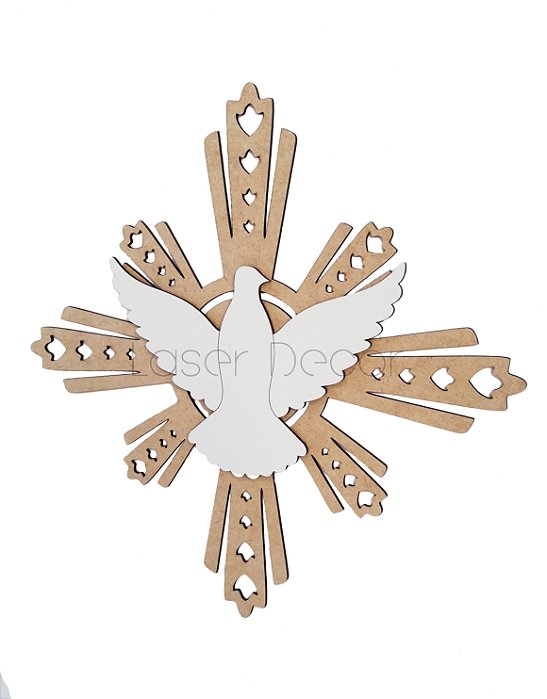 Painel Esplendor 1 Divino Espírito Santo MDF 35cm