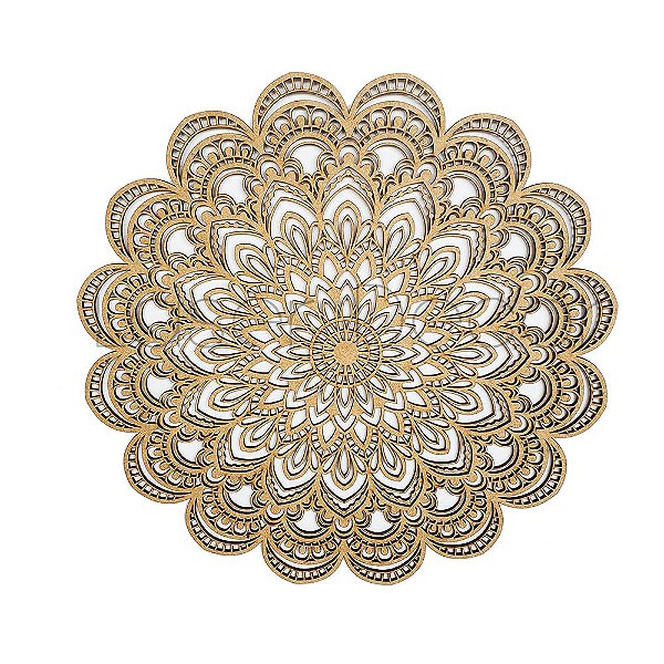 Mandala Vazada Modelo 12 MDF