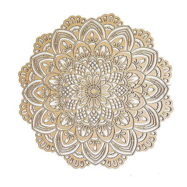 Mandala Vazada Modelo 17 MDF