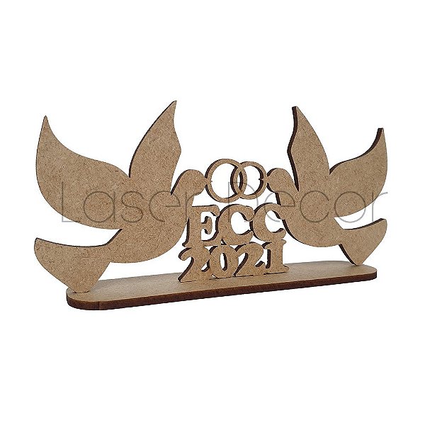 Lembrancinha Cristã ECC M.2 ECC 2021 MDF 14x7cm