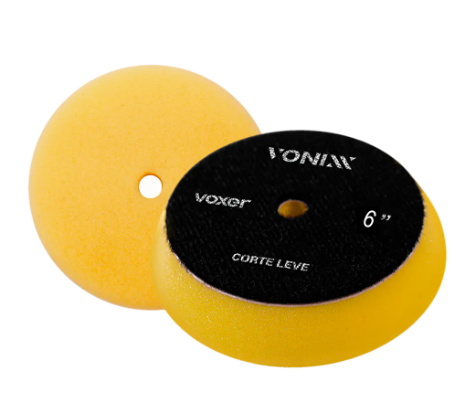 Vonixx Boina para Polimento Voxer Corte Leve Amarela 6 40g