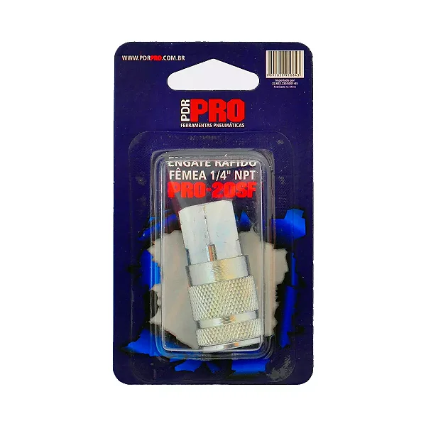Engate Rápido Fêmea Amer. 1/4 NPT Granel Aço PDR