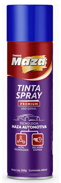 Tinta Premium Spray Azul Ford Trator Maza 400ml