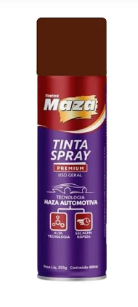Tinta Premium Spray Marrom Maza 400ml