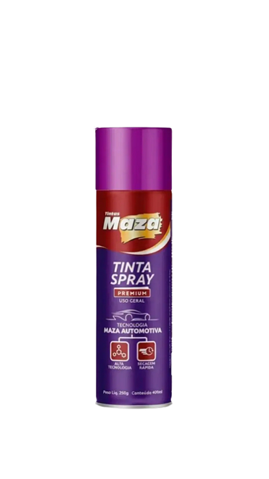 Tinta Premium Spray Roxo Maza 400ml