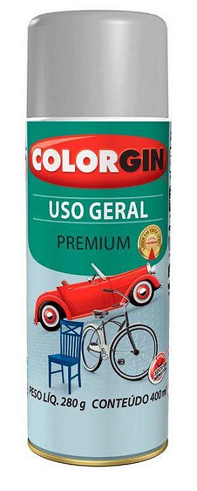 Colorgin Spray Uso Geral Aluminio para Rodas 55001 (400ml)