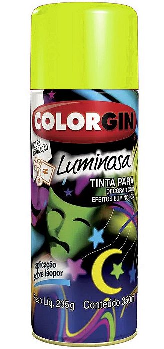 Colorgin Spray Luminosa Amarelo 756 (350ml)