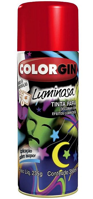 Colorgin Spray Luminosa Vermelha 758 (350ml)
