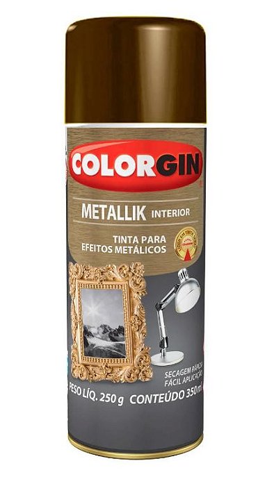 Colorgin Spray Metallik Bronze 55 (350ml)