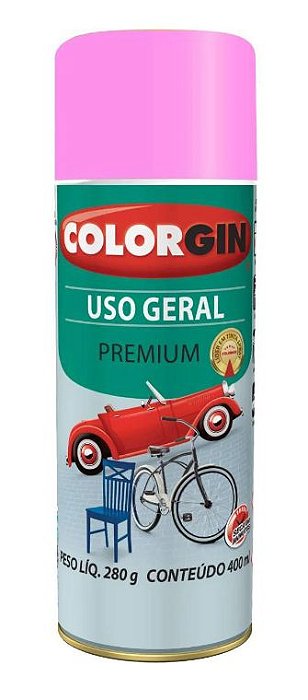Colorgin Spray Uso Geral Rosa Gbr 56061 (400ml)