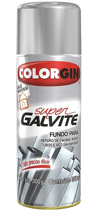 Colorgin Spray Fundo Para Aço Galvanizado 15000 (400ml)