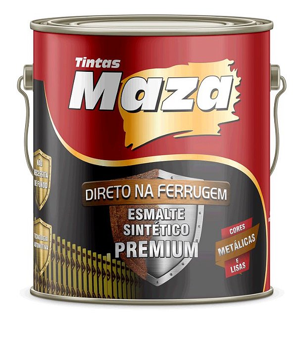Maza Esmalte Direto Ferrugem Preto (3,6ml)