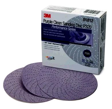 3M Disco Hookit Clean Sanding 334U P180 152mm (1und)