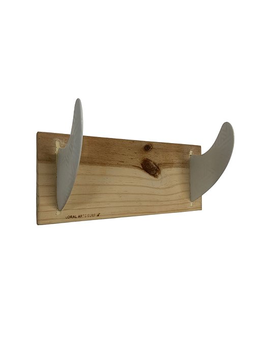 Cabide quilha duplo branco