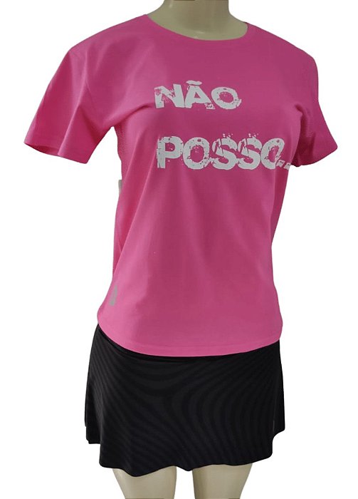 CAMISETA NÃO POSSO TENHO TREINO FEMININA