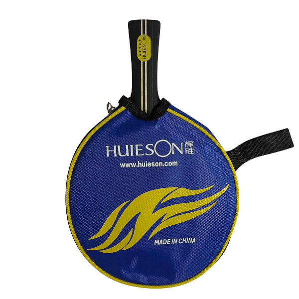Capa Para Raquete De Tenis De Mesa Hueison Redonda Azul