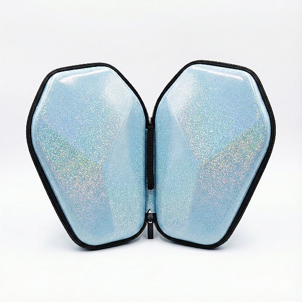 Capa para Raquete de tênis de Mesa - Hard Case Hexa Azul