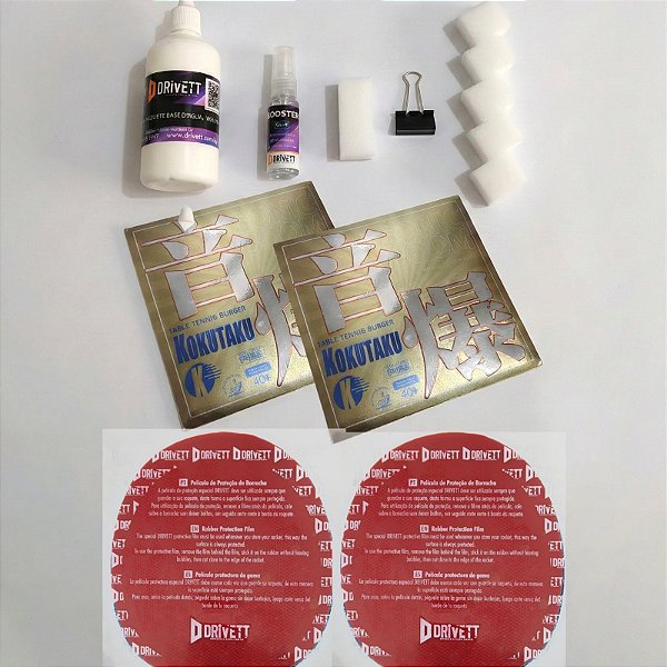 Kit par Sonic Boom Gold + cola 100 + booster + par película