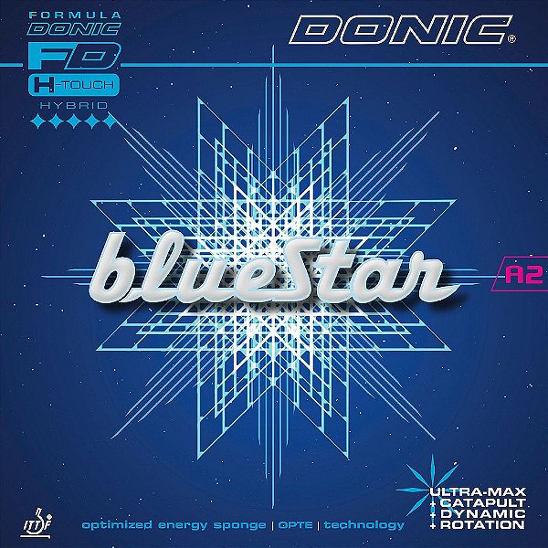 Borracha para Raquete Donic Bluestar A2 Azul