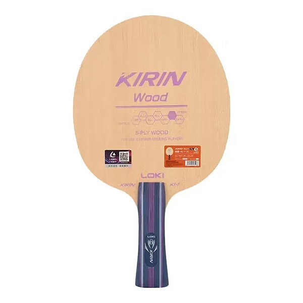 Raquete Loki K1 "T" FL 5 laminas Madeira Profissional