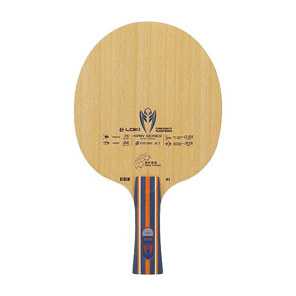 Raquete Loki K1 FL 5 laminas Madeira 2 Carbono Profissional