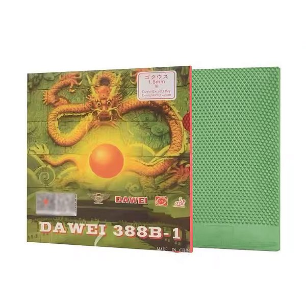 Borracha para Tenis De Mesa Dawei 388 B-1 pino curto verde