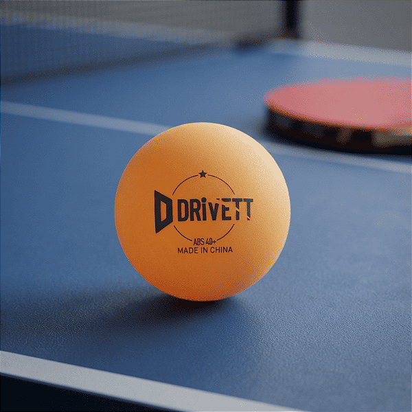 100 bolas 1 Star DriveTT Laranja 40+ ABS tênis mesa