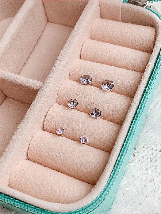 Trio de Prata Ponto de Luz Lilás