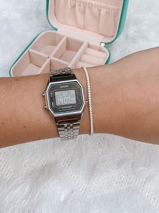 Pulseira de Prata Riviera Cristal