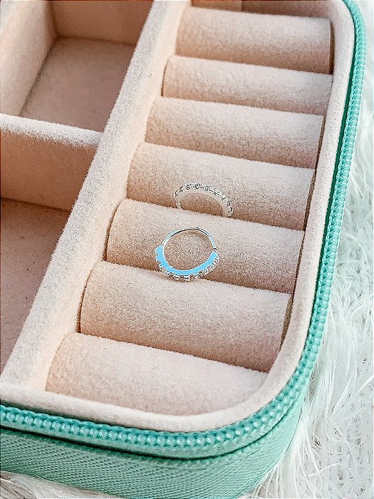 Piercing de Prata Argola Cravejada