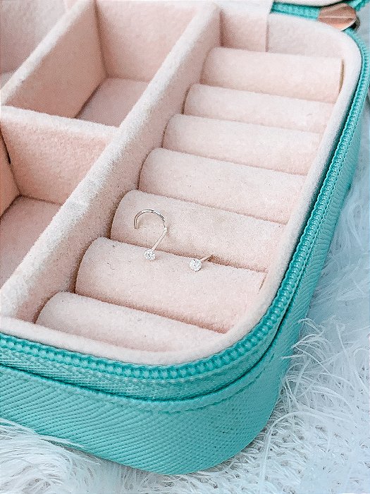 Piercing de Prata Nariz Nostril Ponto de Luz