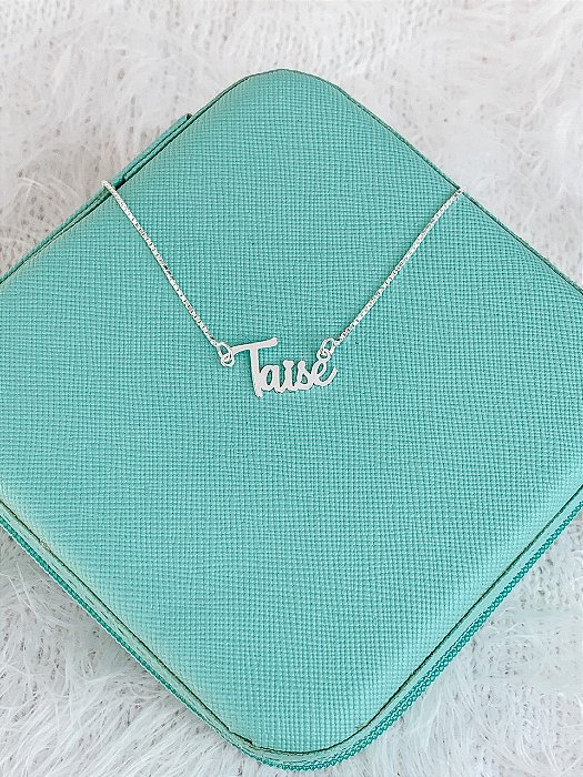 Gargantilha de Prata Nome Personalizado Baby