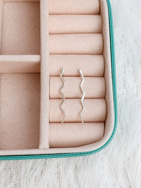 Brinco de Prata Cobra Maxi