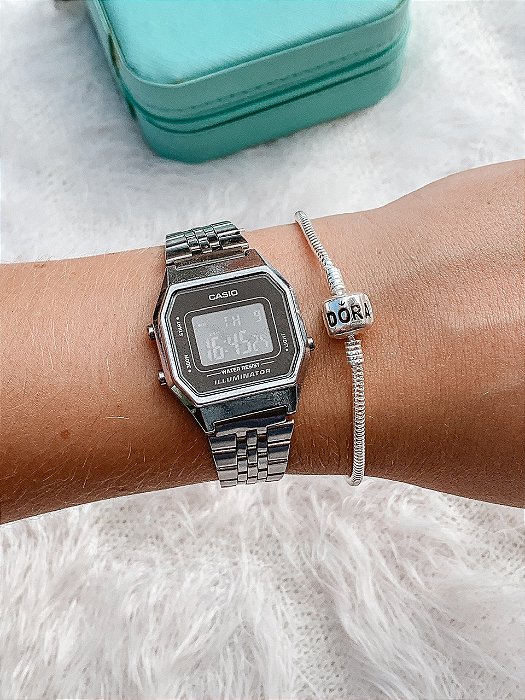 Pulseira de Prata Berloque Simples