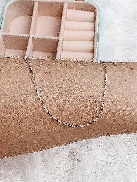 Choker de Prata Canutilho